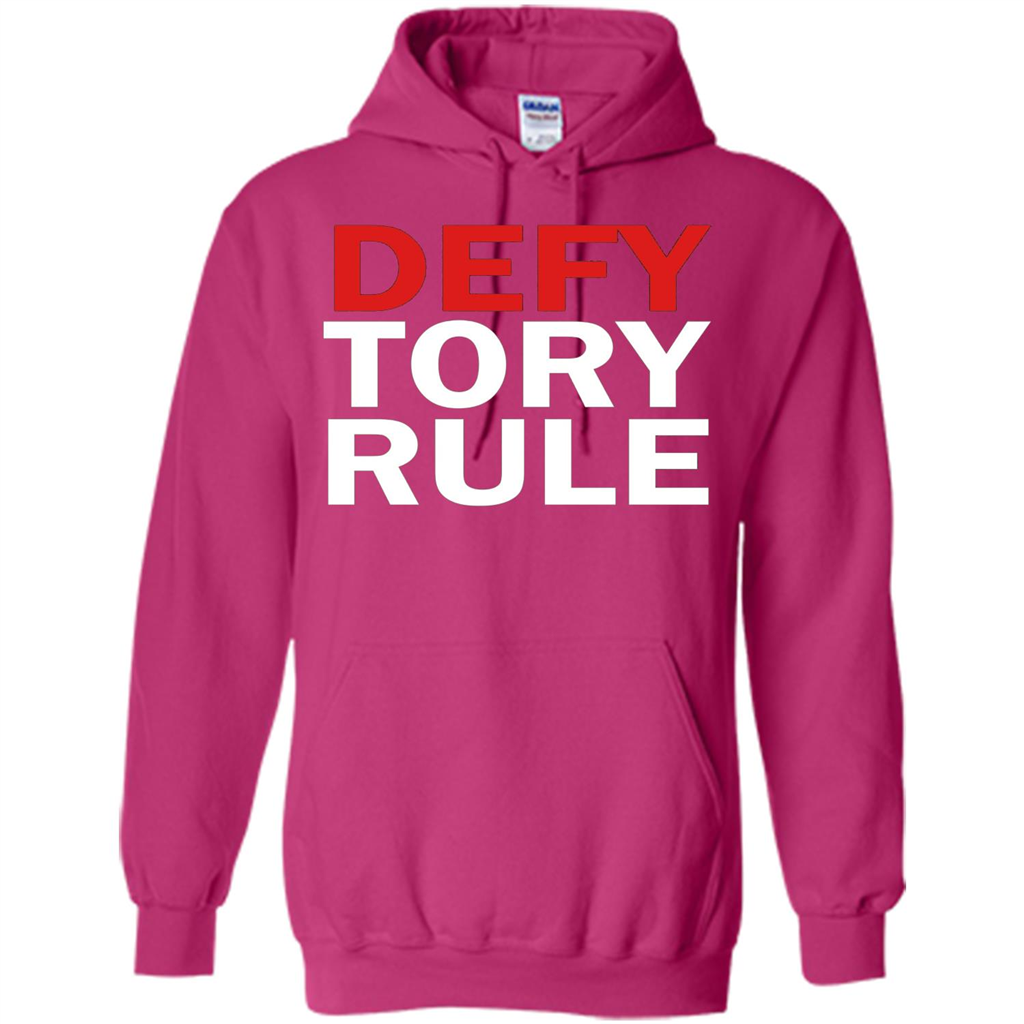 Defy Tory Rule T-shirt Heliconia