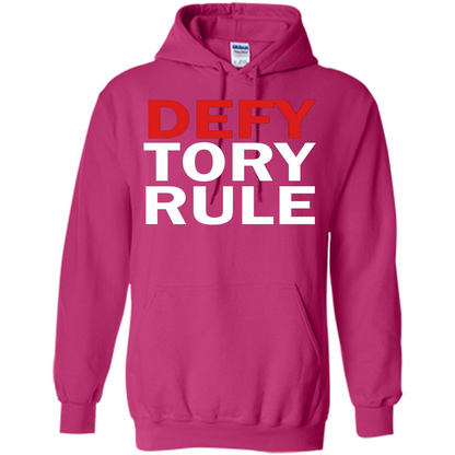 Defy Tory Rule T-shirt Heliconia