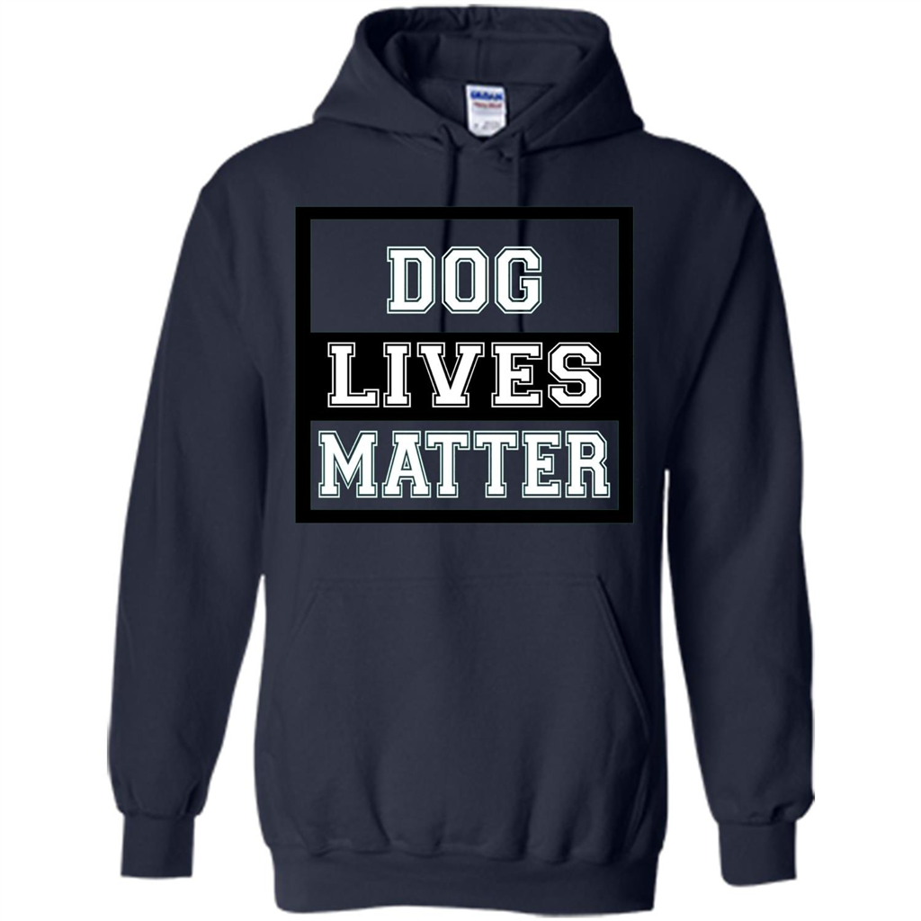 Dog Lives Matter Animal Rights Protest T-shirt Navy
