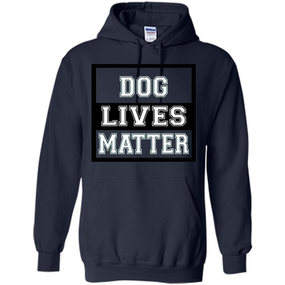 Dog Lives Matter Animal Rights Protest T-shirt Navy