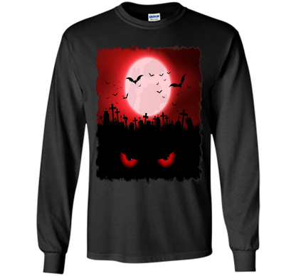 Spooky Halloween Red eye's T-Shirt t-shirt Black