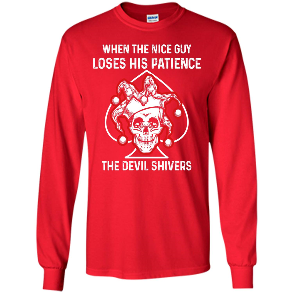 Jocker T-shirt When The Nice Guy Loses His Patience Red