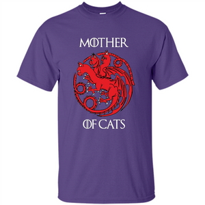 Cat Lovers T-shirt Mother of Cats