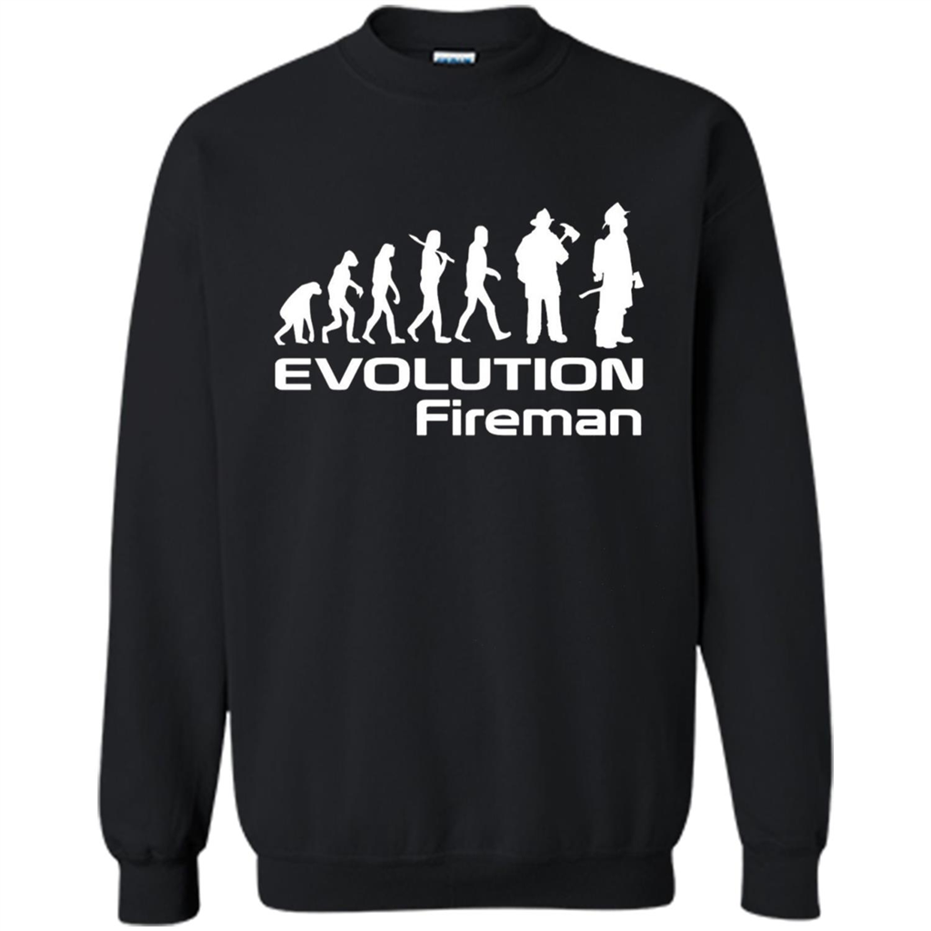 Firefighter T-shirt - Evolution Fireman T-shirt Black