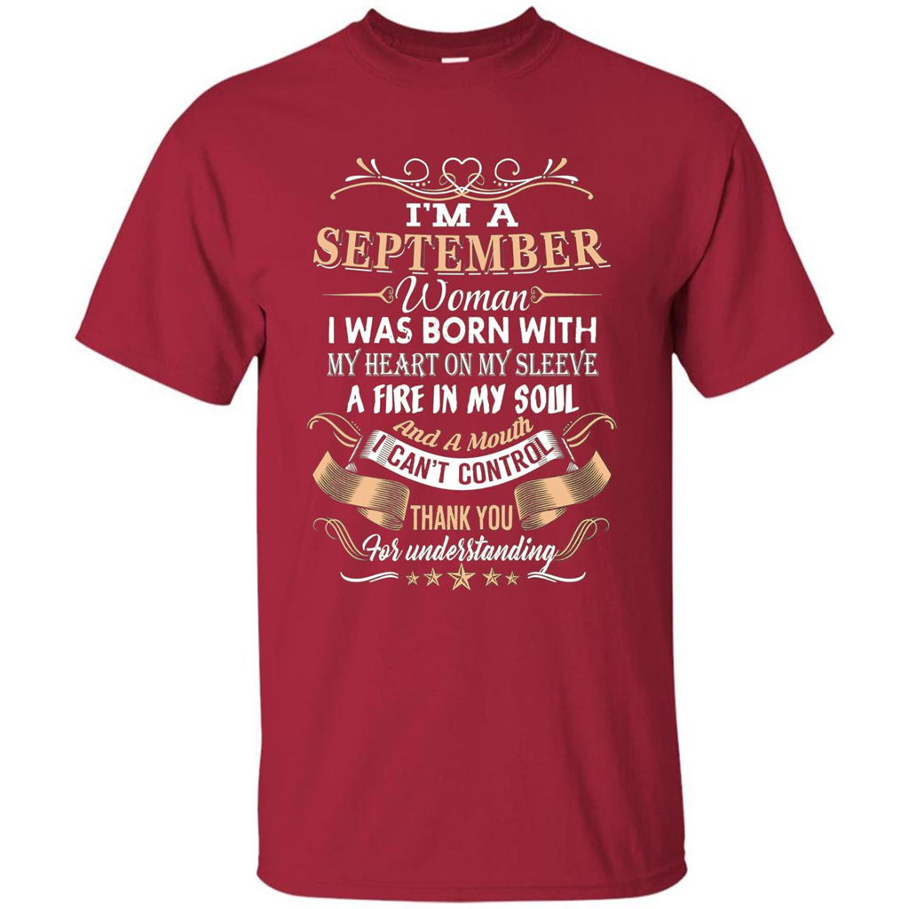 I'm A September Woman T-shirt Cardinal