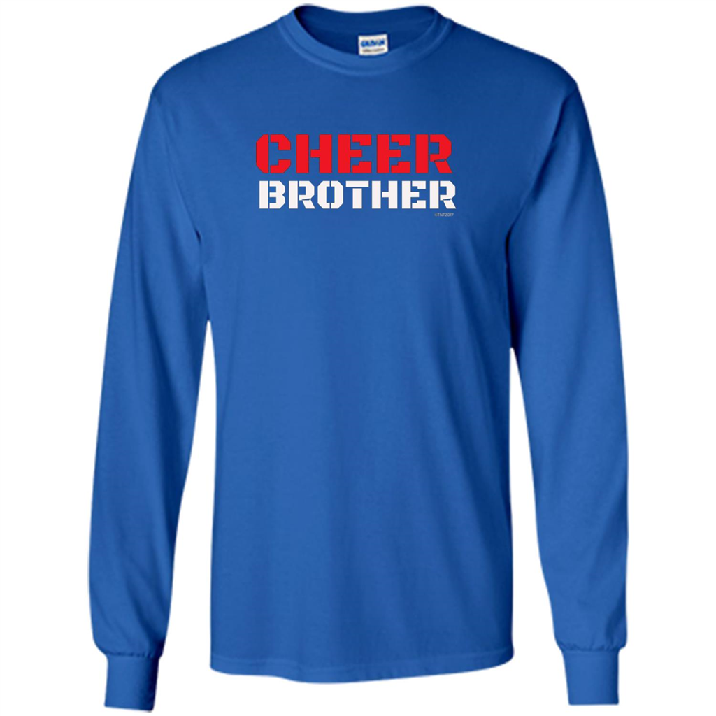 Cheer Brother T-Shirt for Brothers of Cheerleaders Royal