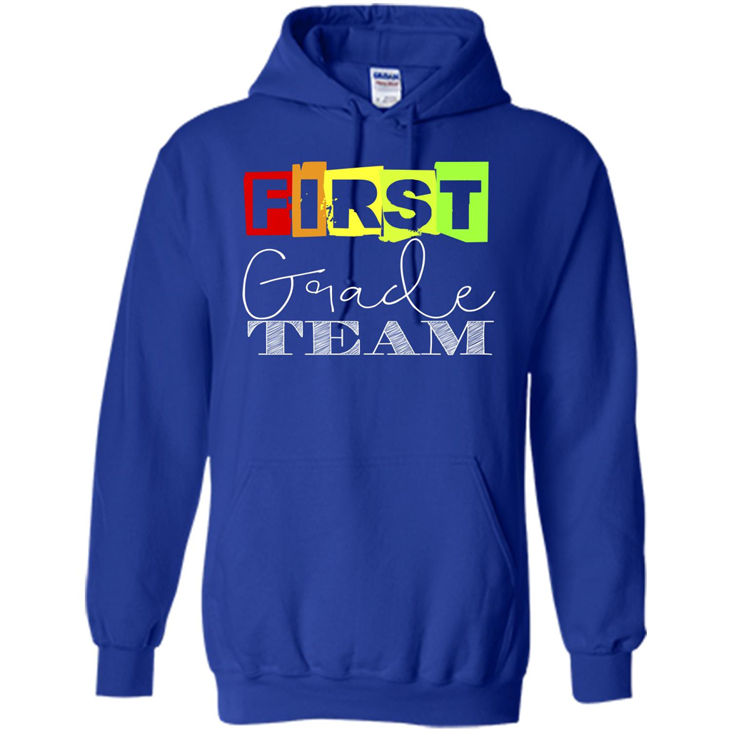 First Grade Team T-shirt School Day T-shirt Royal