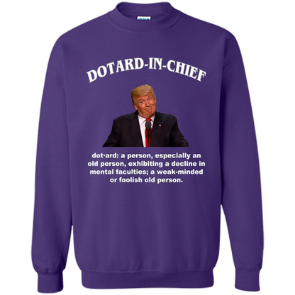 Funny American President T-shirt Dotard In Chief T-shirt Orange