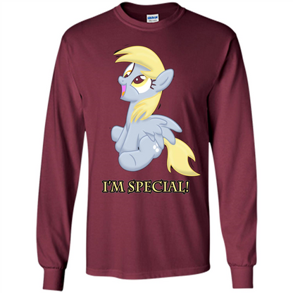 Cartoon Character T-shirt I'm special Maroon
