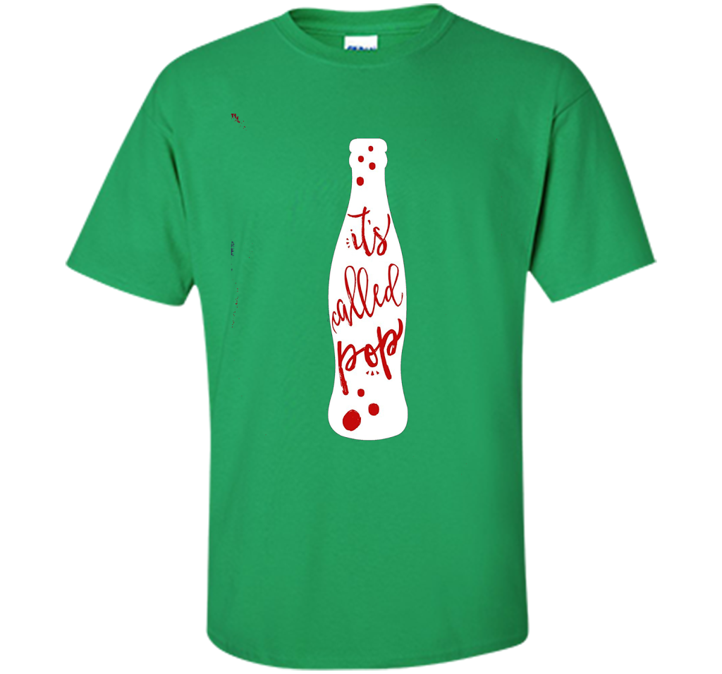 It's Called POP - funny debate handwritten style tshirt t-shirt Irish Green
