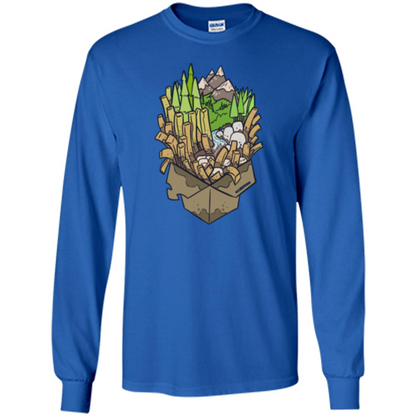 Poutine Forest T-shirt Royal