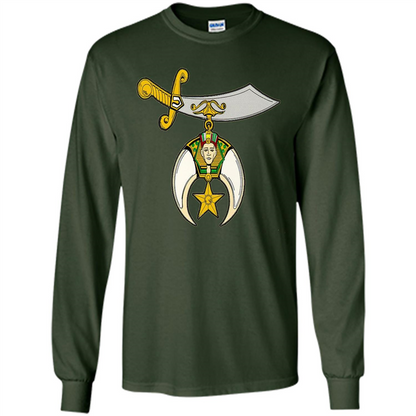 Masonic Shriner T-shirt Forest Green