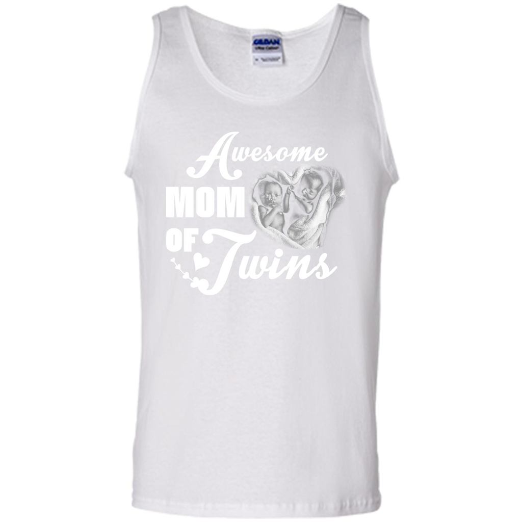 Mommy T-shirt Awesome Mom Of Twins White