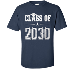 Kindergarten T-shirt Class Of 2030 Kindergarten Style T-shirt