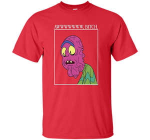 Rick &amp; Morty Aww Bitch shirt