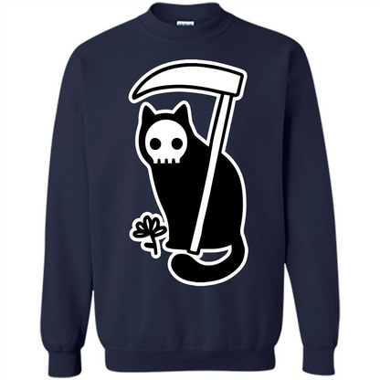 Cat Grimm Reaper T-shirt Navy