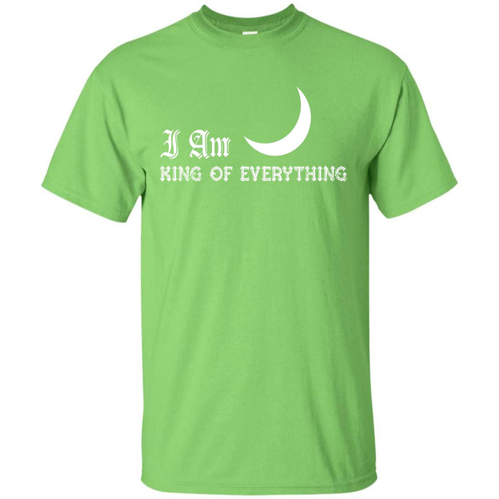 I Am King Of Everything T-shirt Lime