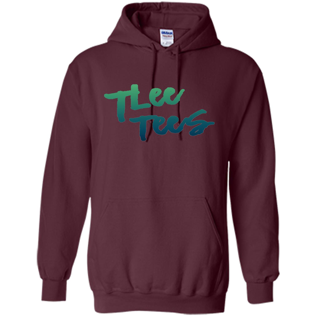 Exclusive Logo Tlee Tees Maroon