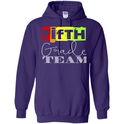Fifth Grade Team T-shirt School Day T-shirt Purple