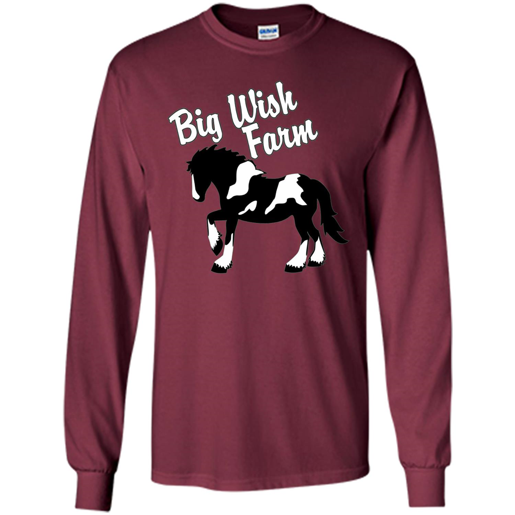 Farmer T-shirt Big Wish Farm T-Shirts Maroon