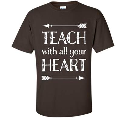 Teacher T-shirt Back To School Teaching Appreciation Gift cool shirt Dark Chocolate