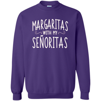 Margaritas With My Senoritas T-shirt Orange