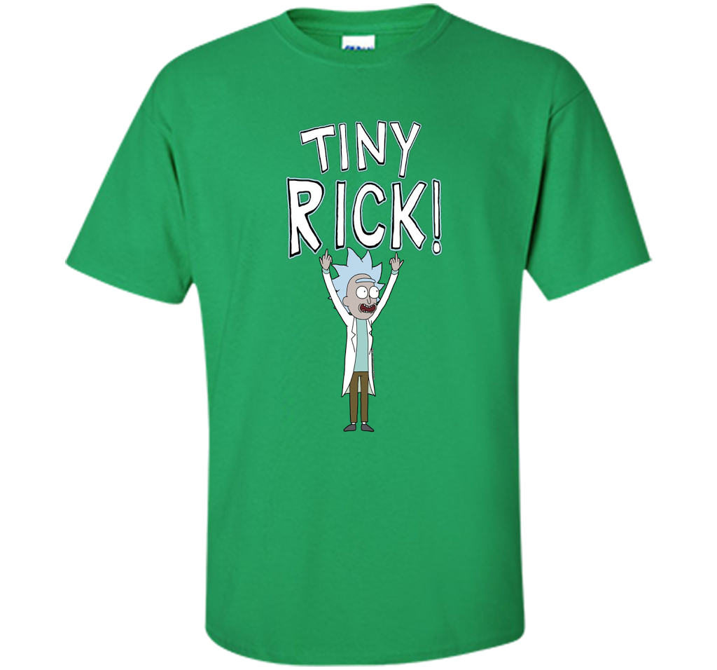 Rick &amp; Morty Tiny Rick! t-shirt Irish Green