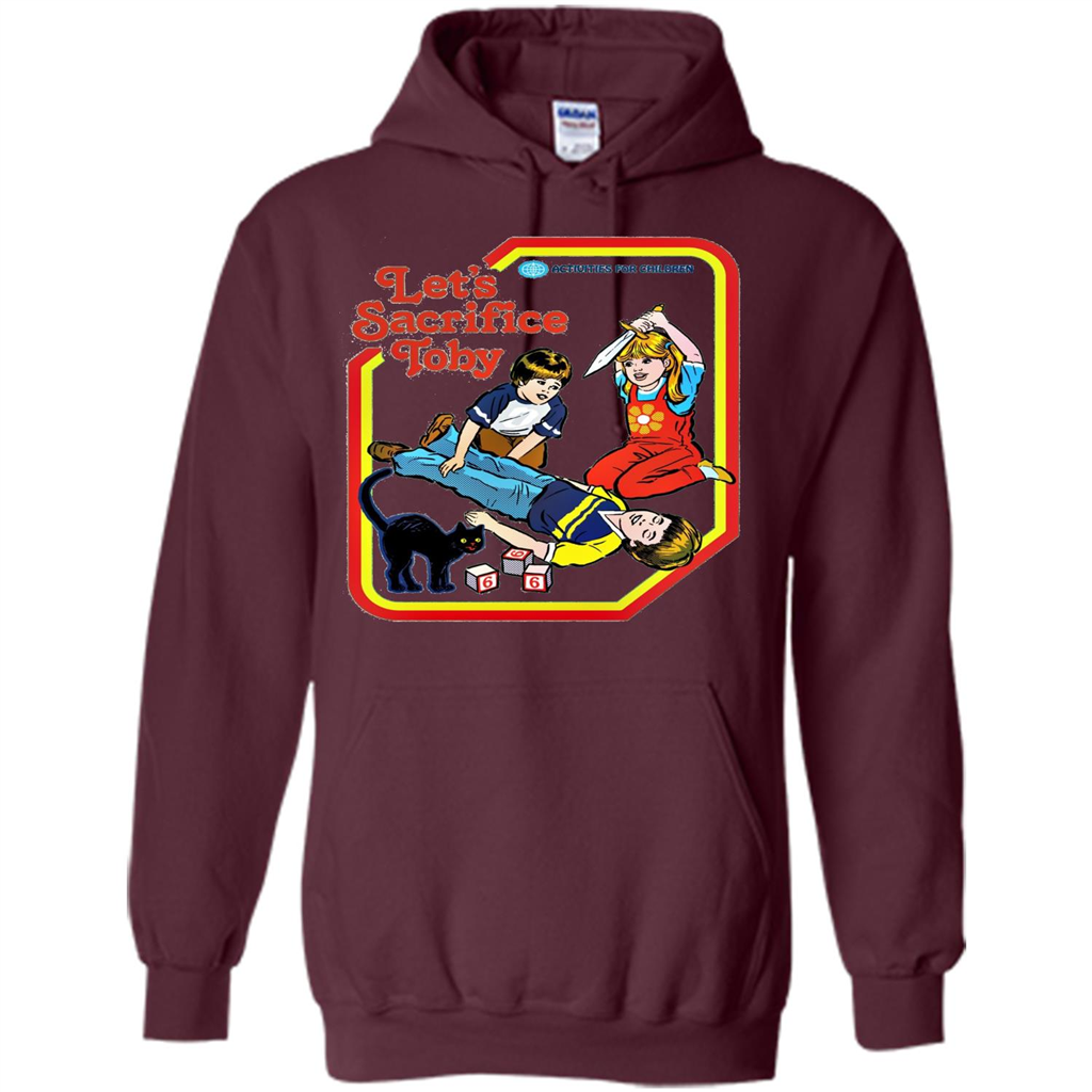 Let's Sacrifice Toby Shirt Maroon