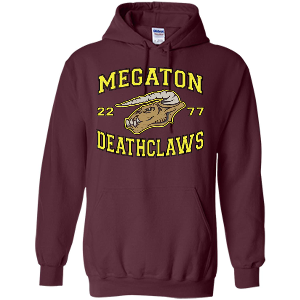Megaton Deathclaws 2277 T-shirt Maroon