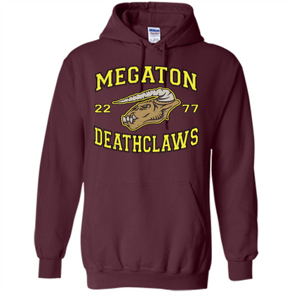 Megaton Deathclaws 2277 T-shirt Maroon