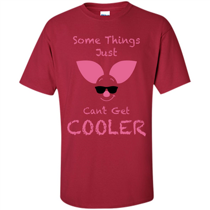 Piglet T-Shirt Some Things Just Cant Get Cooler Cardinal