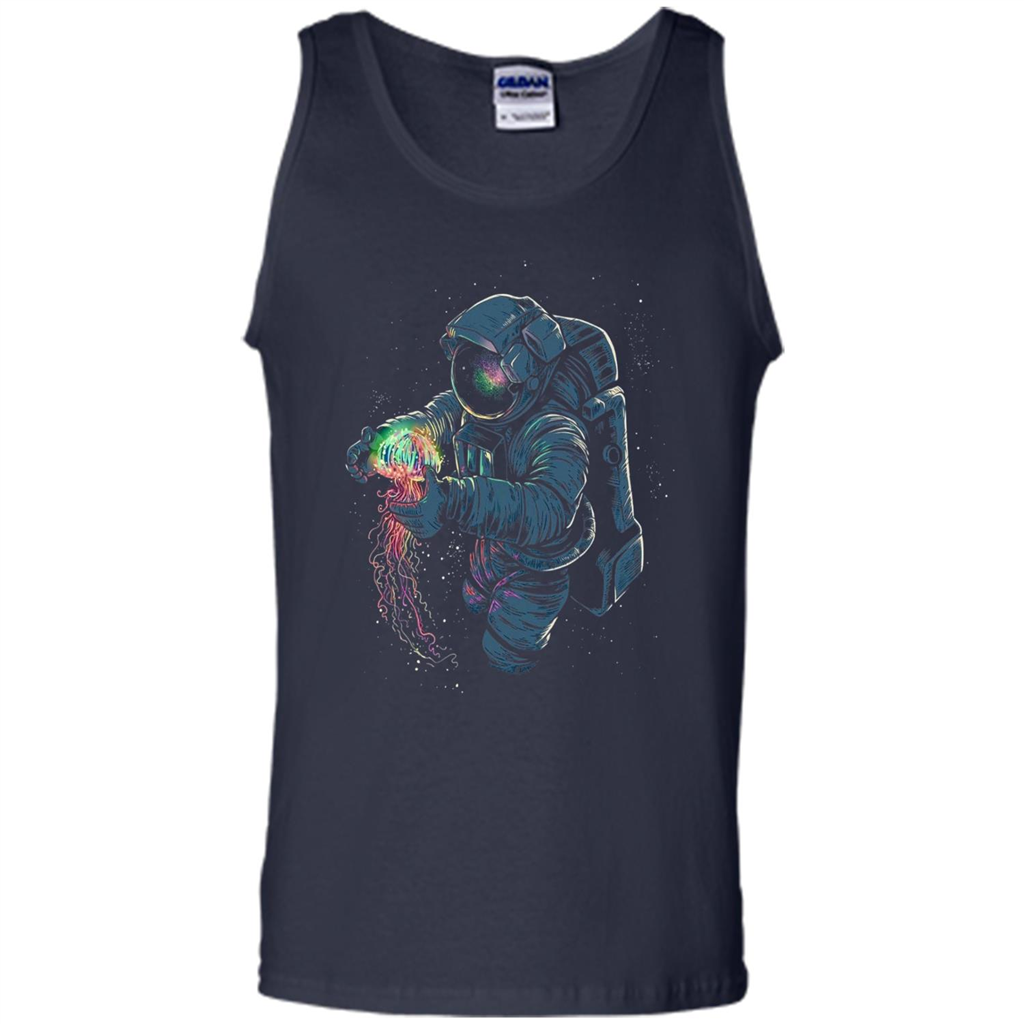 Space Rave T-shirt Jelly Fish Rainbow Astronaut Friends T-shirt