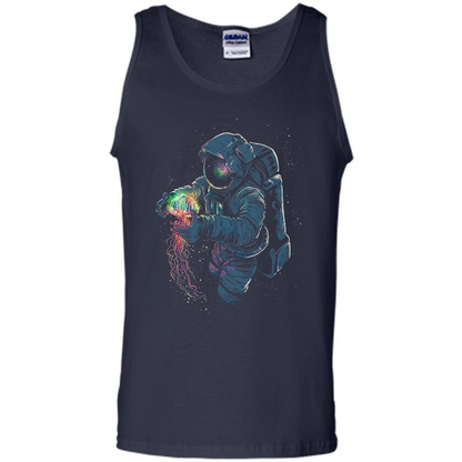 Space Rave T-shirt Jelly Fish Rainbow Astronaut Friends T-shirt