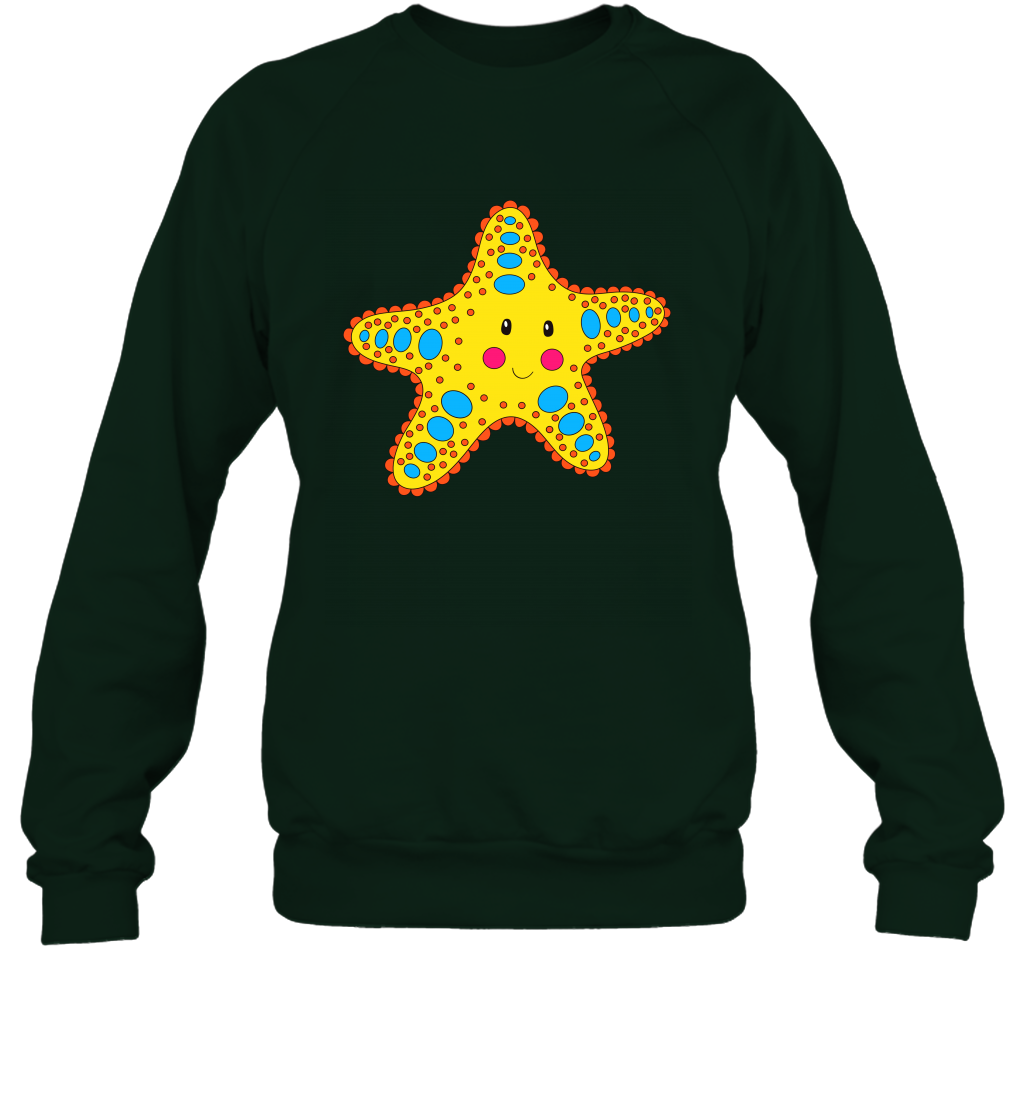 Starfish Summer Beaches Shirt Sweatshirt Sweatshirt Forest