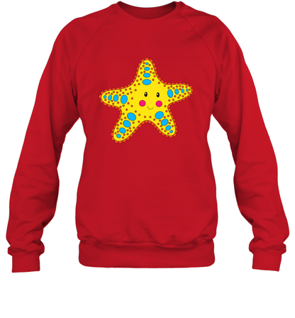 Starfish Summer Beaches Shirt Sweatshirt Sweatshirt Red