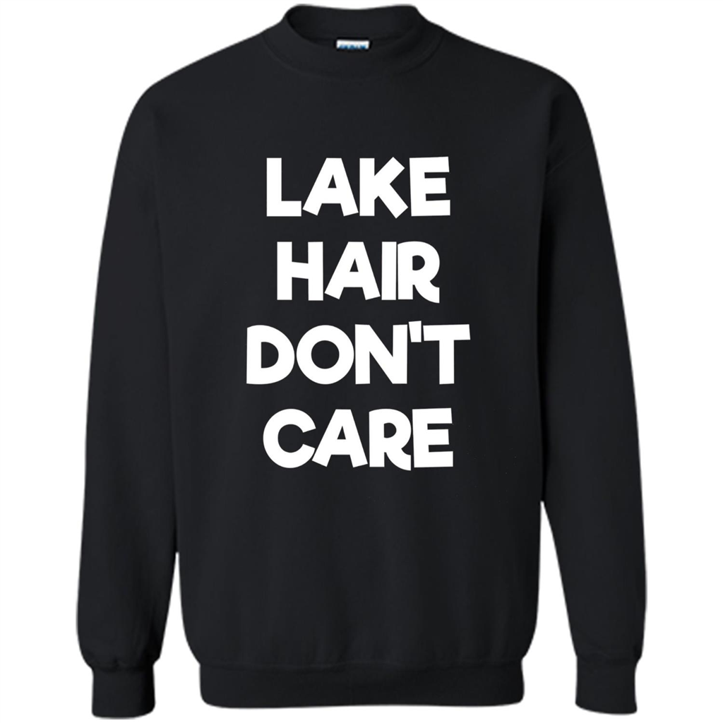Lake Hair Don't Care T-shirt Black
