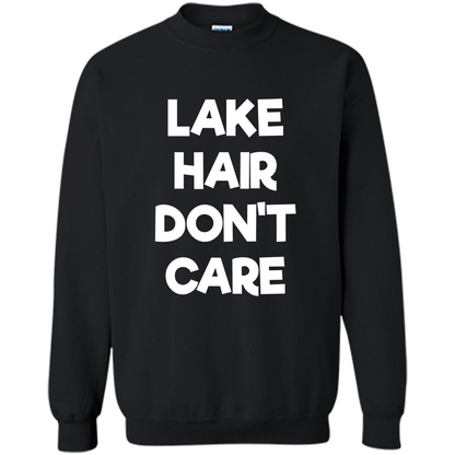 Lake Hair Don't Care T-shirt Black