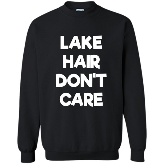 Lake Hair Don't Care T-shirt Black