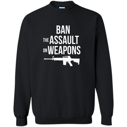 Ban The Assault On Weapons T-shirt Orange