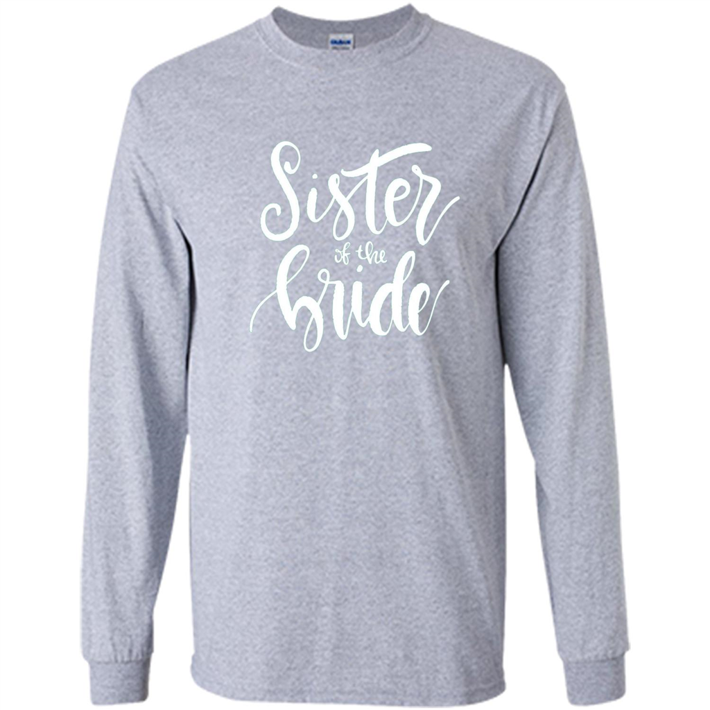 Sister Of The Bride T-shirt Sport Grey