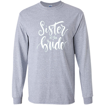 Sister Of The Bride T-shirt Sport Grey