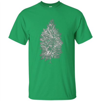 Poplar Tree T-shirt. Tree Poplar Tree T-shirt Irish Green