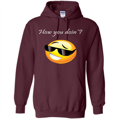 Cute Emotion T-shirt How You Doing Maroon