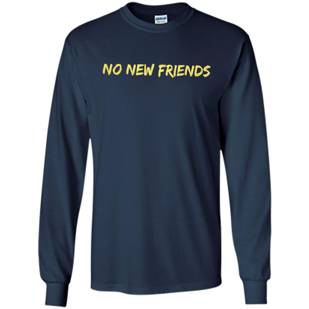 No New Friends T-Shirt Navy