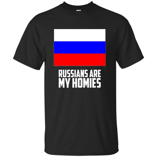 Russians Are My Homies T-shirt Black