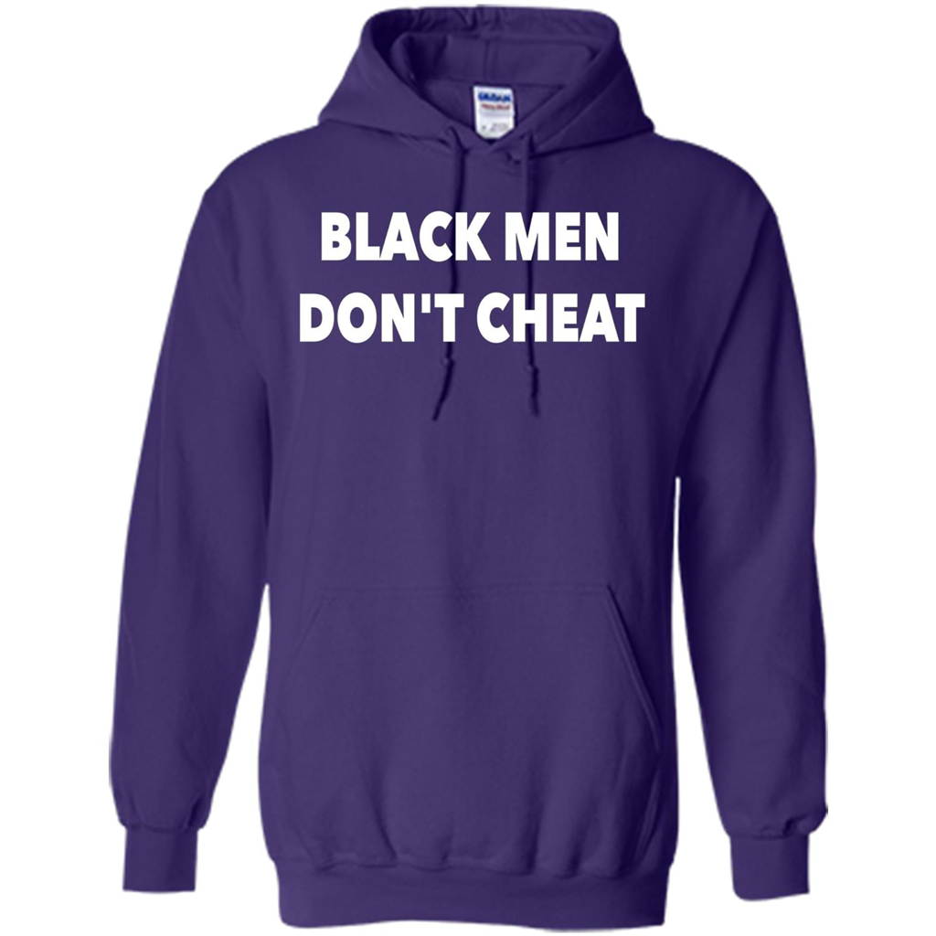 Black Men Dont Cheat T-shirt Purple