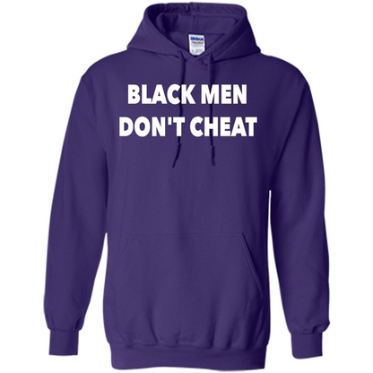 Black Men Dont Cheat T-shirt Purple