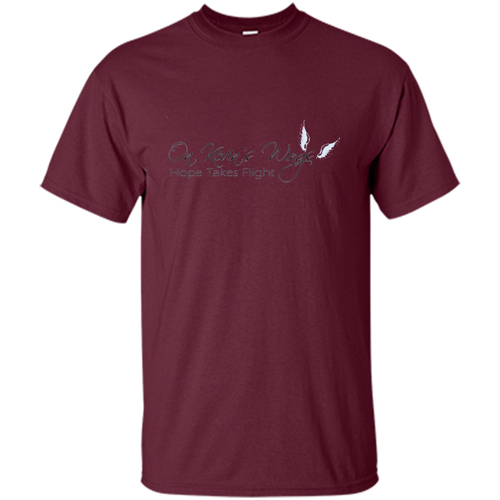 On Kevin's Wings T-shirt Hope Takes Flight Maroon