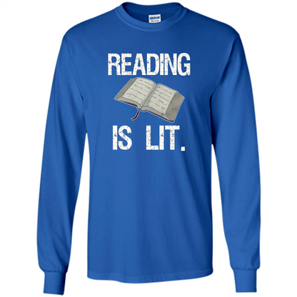 Book Reader T-shirt Reading is Lit T-shirt