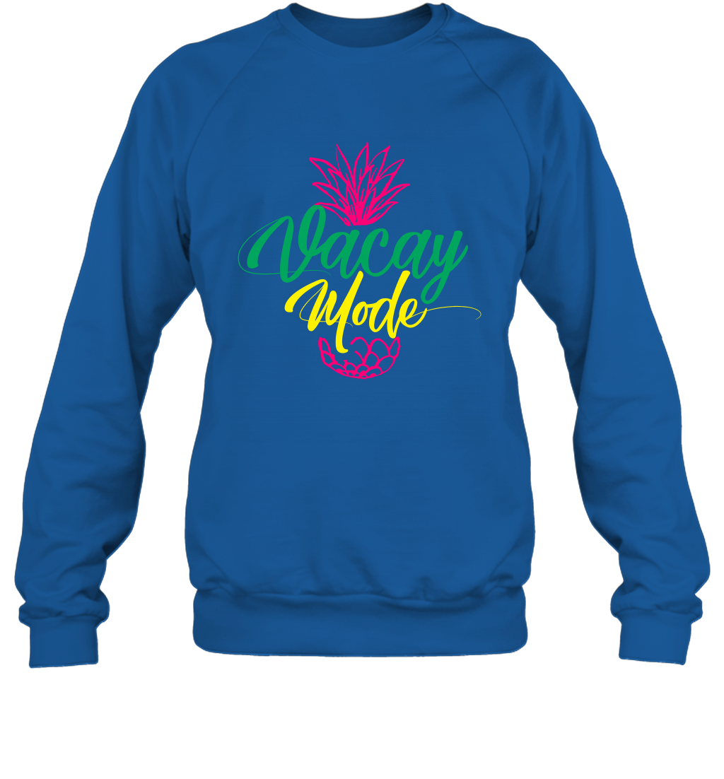 Vacay Mode Pineapple Summer Vacation Holiday Shirt Sweatshirt Sweatshirt Royal